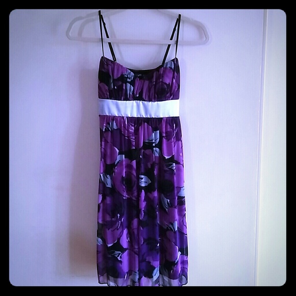 Ruby Rox Dresses & Skirts - Purple Sleeveless Floral Dress Ruby Rox Dresses & Skirts - Purple Sleeveless Floral Dress